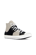 Converse Chuck Taylor All Star Court in Totally Neutral, Black, & White, view 2, click to view large image.