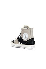 Converse Chuck Taylor All Star Court in Totally Neutral, Black, & White, view 3, click to view large image.