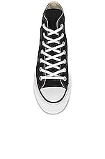 Converse Chuck Taylor All Star Lift Hi in Black & White, view 4, click to view large image.