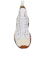 Converse Run Star Motion Platform in White, Black, & Gum Honey, view 4, click to view large image.