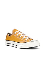Converse Chuck 70 Canvas Low Tops in Sunflower, Black, & Egret, view 2, click to view large image.