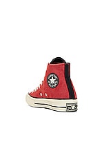 Converse Chuck 70 Workwear Shoe in Rhubarb Pie & Black, view 3, click to view large image.