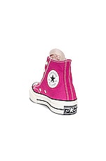 Converse Chuck 70 Fall Tone in Lucky Pink, Egret, & Black, view 3, click to view large image.