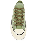 Converse Chuck 70 Ox Sneaker in Alligator Friend, Utility & White, view 4, click to view large image.