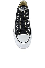 Converse Chuck Taylor All Star Lift Sneaker in Black & White, view 4, click to view large image.
