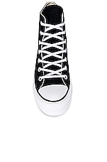 Converse Chuck Taylor All Star Platform Canvas In Black &amp; White in Black & White, view 4, click to view large image.