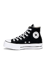 Converse Chuck Taylor All Star Platform Canvas In Black &amp; White in Black & White, view 5, click to view large image.