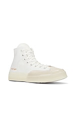 Converse Chuck 70 Marquis Sportswear In Vintage White/natural Ivory in VINTAGE WHITE & NATURAL IVORY, view 2, click to view large image.