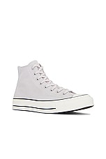 Converse Chuck 70 Seasonal Color Suede Hi Tops in Pale Putty, Egret, Hidden Trail, view 2, click to view large image.