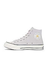 Converse Chuck 70 Seasonal Color Suede Hi Tops in Pale Putty, Egret, Hidden Trail, view 5, click to view large image.