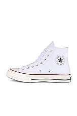 Converse Chuck 70 Canvas Hi Tops in White, Garnet, Egret, view 5, click to view large image.