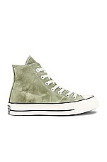 Converse Chuck 70 Hi Washed Canvas in Light Field Surplus, view 1, click to view large image.