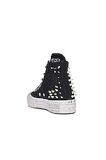 Converse Chuck 70 Chrome Queen Hi in Black, view 3, click to view large image.