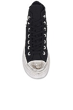 Converse Chuck 70 Chrome Queen Hi in Black, view 4, click to view large image.