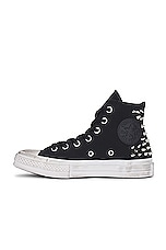 Converse Chuck 70 Chrome Queen Hi in Black, view 5, click to view large image.