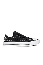 Converse Ctas Chrome Queen in Black & Silver, view 1, click to view large image.