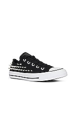 Converse Ctas Chrome Queen in Black & Silver, view 2, click to view large image.