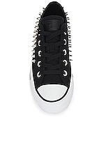 Converse Ctas Chrome Queen in Black & Silver, view 4, click to view large image.