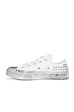 Converse Chuck 70 Chrome Queen Ox in White, view 5, click to view large image.