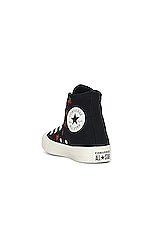 Converse Ctas Cherry On in Black & Red, view 3, click to view large image.