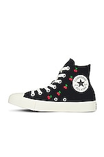 Converse Ctas Cherry On in Black & Red, view 5, click to view large image.