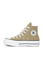 Converse Chuck Taylor All Star Lift High Top in Mossy Sloth, White, & Black, view 5, click to view large image.