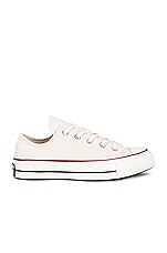 Converse Chuck 70 Canvas Low Tops in Parchment, Garnet, & Egret, view 1, click to view large image.
