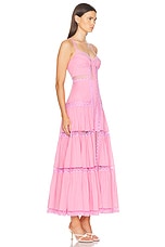 Charo Ruiz Ibiza Ardele Long Dress in Rose Quartz, view 3, click to view large image.