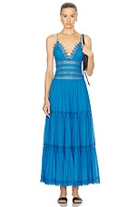 Charo Ruiz Ibiza Cindy Dress in Blue, view 1, click to view large image.