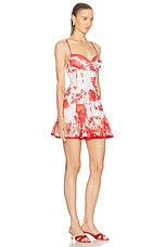 Charo Ruiz Ibiza Jaily Short Dress in Formula Red, view 2, click to view large image.