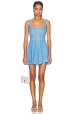 Charo Ruiz Ibiza Mai Short Dress in Blue Tannis | FWRD