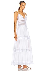 Charo Ruiz Ibiza Cindy Dress in White, view 2, click to view large image.
