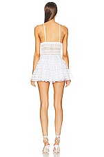 Charo Ruiz Ibiza Isca Mini Dress in White, view 3, click to view large image.