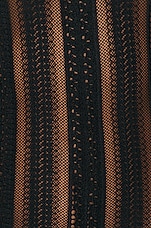 Charo Ruiz Ibiza Souley Maxi Dress in Black Sham, view 4, click to view large image.