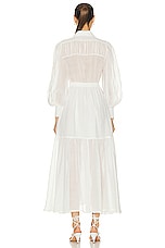 Charo Ruiz Ibiza Vinnesy Long Dress in Off White, view 3, click to view large image.