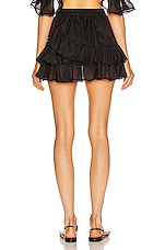 Charo Ruiz Ibiza Fera Skirt in Black, view 4, click to view large image.