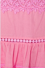 Charo Ruiz Ibiza Lea Short Skirt in Rose Quartz, view 5, click to view large image.