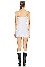 Cou Cou Intimates The Cami Slip Dress in White, view 3, click to view large image.