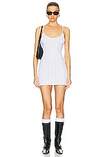 Cou Cou Intimates The Cami Slip Dress in White, view 4, click to view large image.