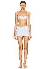 Cou Cou Intimates The Shorts in White, view 4, click to view large image.