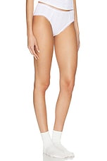 Cou Cou Intimates The Cozy Brief in White, view 2, click to view large image.