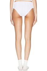 Cou Cou Intimates The Cozy Brief in White, view 3, click to view large image.