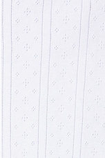 Cou Cou Intimates The Pant in White Pointelle, view 5, click to view large image.