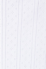 Cou Cou Intimates The Picot Tank Top in White, view 5, click to view large image.