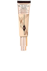 Charlotte Tilbury Charlotte's Beautiful Skin Foundation in 2 Warm, view 1, click to view large image.
