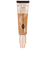 Charlotte Tilbury Charlotte's Beautiful Skin Foundation in 10 Warm, view 1, click to view large image.