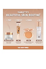 Charlotte Tilbury Charlotte's Beautiful Skin Foundation in 10 Warm, view 6, click to view large image.
