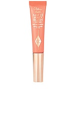 Charlotte Tilbury Pillow Talk Matte Beauty Blush Wand in Peach Pop, view 2, click to view large image.
