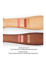 Charlotte Tilbury Hollywood Blush &amp; Glow Glide Palette in Fair Medium, view 3, click to view large image.