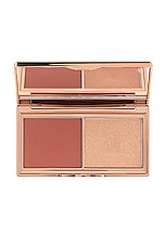 Charlotte Tilbury Hollywood Blush &amp; Glow Glide Palette in Tan Deep, view 1, click to view large image.